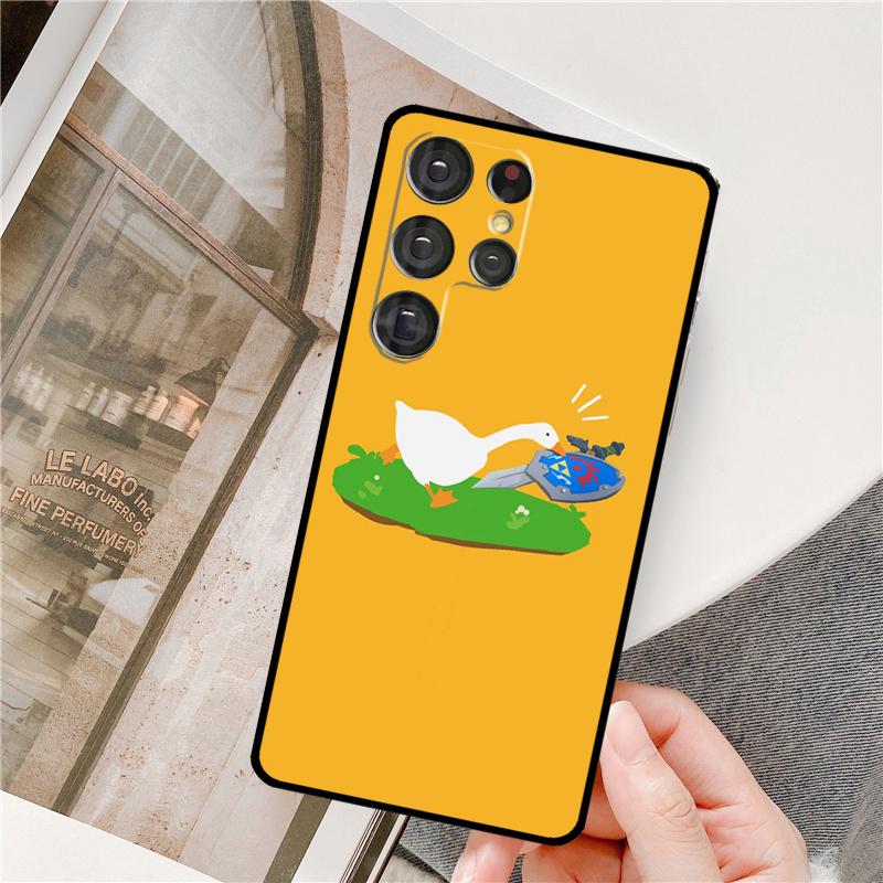 Untitled Goose Duck Game Phone Case For Samsung Galaxy S24 Ultra S9 S10 S20 S21 S22 S23 Plus S24 FE S25 Ultra Cover Galaxy S22