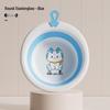 Newborn Portable Foldable Baby Washbasin - Thickened Plastic Infant Basin