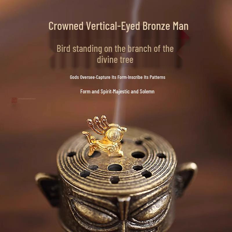 New Arrival: Sanxingdui Creative Indoor Incense Burner – Small Auspicious Cloud Design To Attract Wealth and Fortune, with Free Shipping!