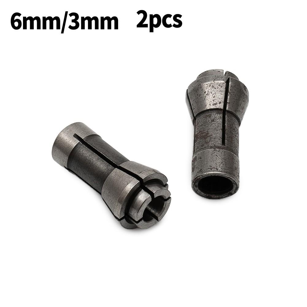 

2 шт. Прямая шлифмашина Фрезер 3/6 мм Адаптер Патрон Цанга Держатель Хвостовики Инструменты 2pcs
