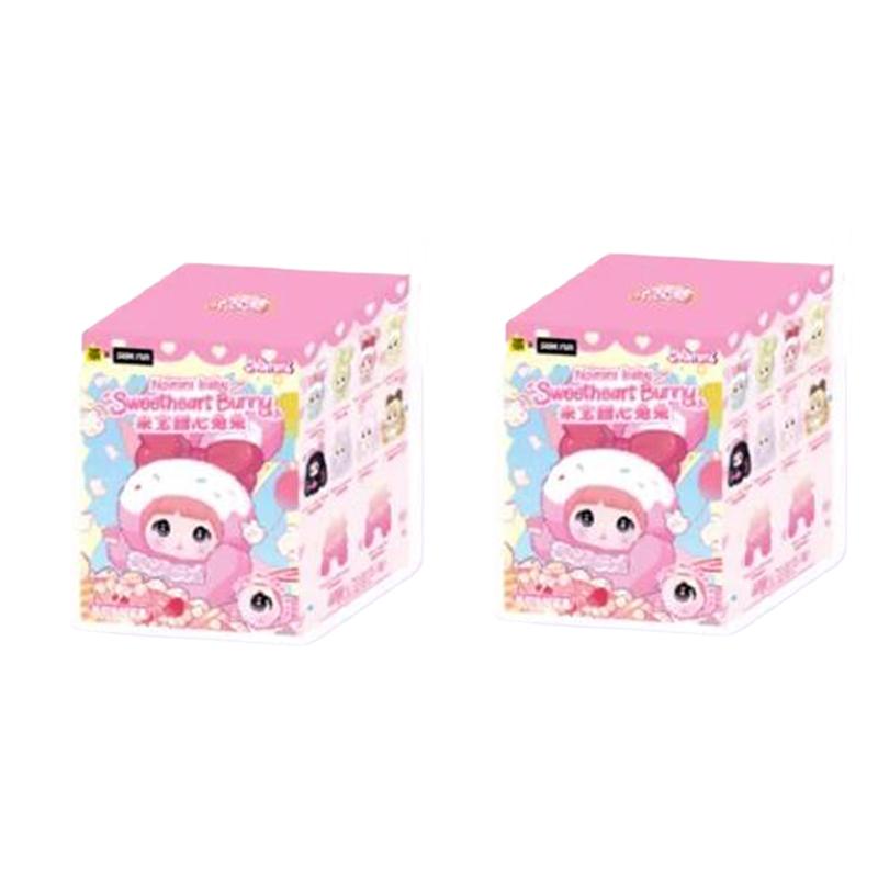 New 100% Genuine Nommi Glutinous Rice Honey Bunny Series Blind Box Mi Bao V2 Plush Toy Bag Pendant Girl Birthday Perfect Gift