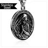 Hot Selling European and American Metal Holy Sister Maria Prayer Pendant Stainless Steel Necklace