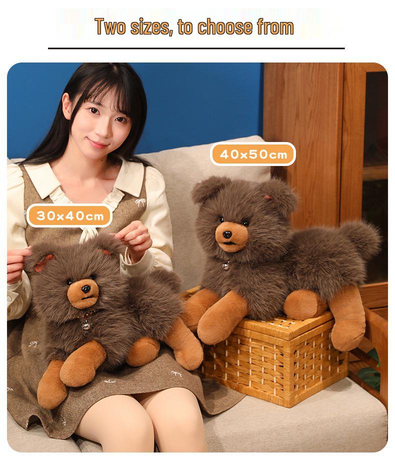 Realistic Cat & Dog Plush Animal Figurines: Cute, Soothing, and Interactive Toys