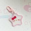 Cute Cartoon Sanrio Star Acrylic Keychain Ins Sweet Girl Schoolbag Pendant Keyring Friend Gift