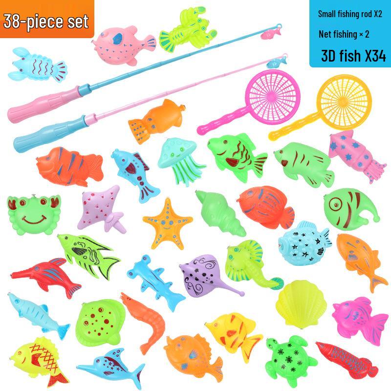 Children's Magnetic Fishing Toy Set – Summer Educational Role-Playing Game for Kids