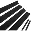 Car Window Pillar Sticker 6pcs Pillar Post Decal Trim Gloss Black Side Door Window Cover Trim Replacement for (2011-2021)