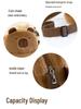Capybara Fluffy Crossbody Bag - Cute Cartoon Round Shoulder Bag for Girls and Students