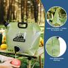 8L BPA-Free Portable Folding Water Storage Bag with Faucet for Camping Hiking