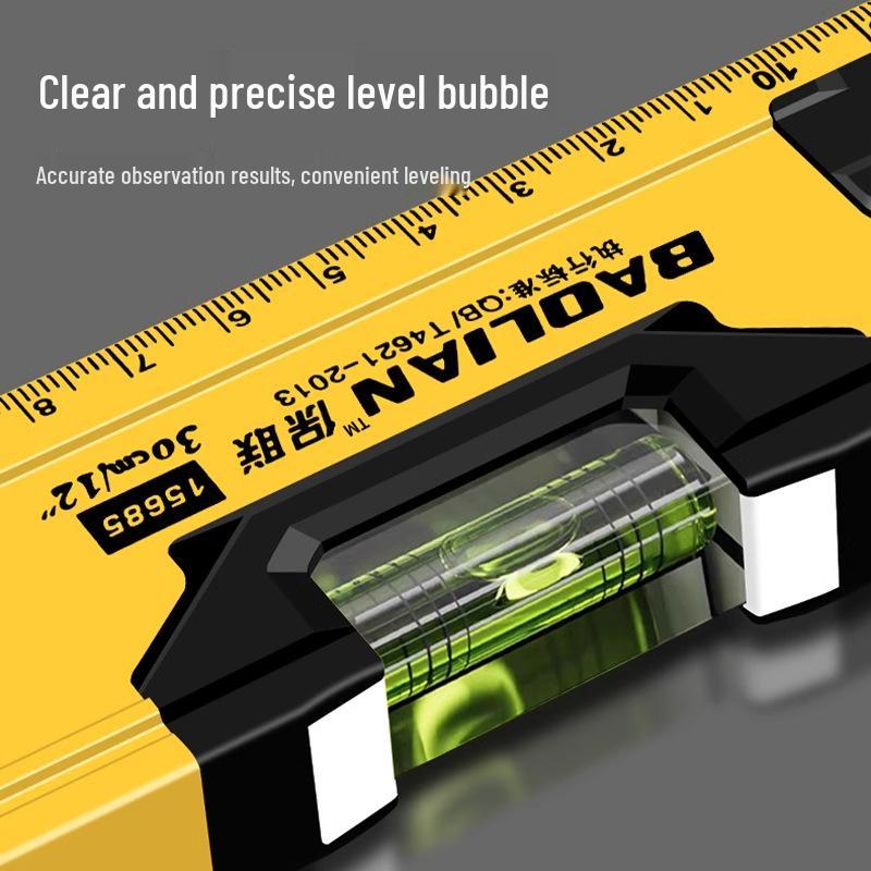 High Precision Mini Spirit Level with Strong Magnet and Aluminum Alloy Edge