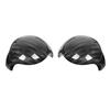 2pcs Left Drive Carbon Fiber Gear Shift Knob Cover Fit for Ford Mustang 2015 2019