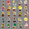 50 Phonograph Creative Stickers Personalized Retro Decorative Water Cup Mobile Phone Case Computer Guitar Car Stickers