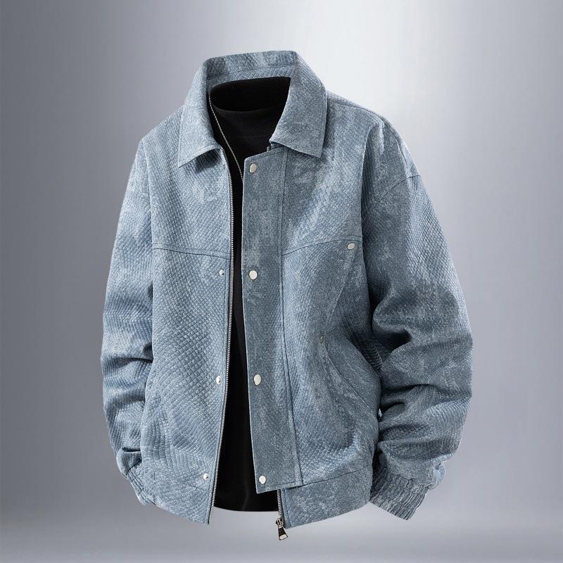 2025 Men's Retro Windproof Spring/Autumn Jacket - Breathable, Comfortable, Skin-friendly, Scratch-resistant.