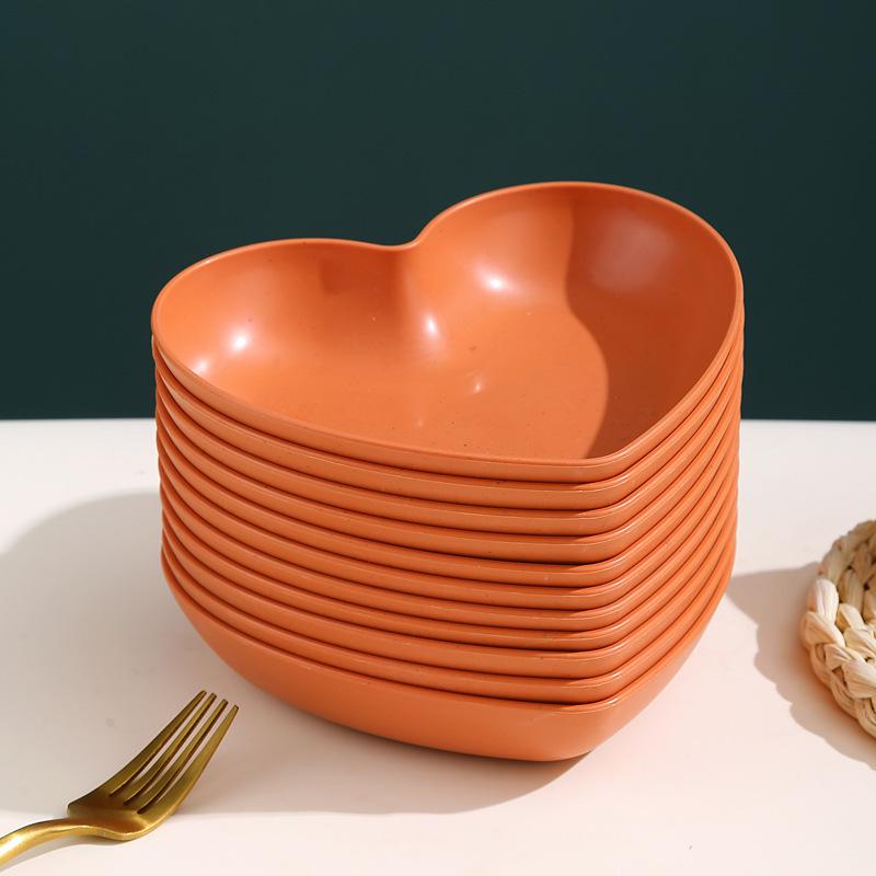 Elegant Gold-Edged Plastic Fruit Plate - Stylish Square Bone Dish for High-End Living Room Decor