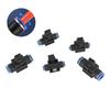 Pneumatic Trachea Quick-in Buckle-type Hand Valves 4/6/8/10/12mm Garden Lawn Irrigation Flow Limiting Speed Control Switch 5Pcs
