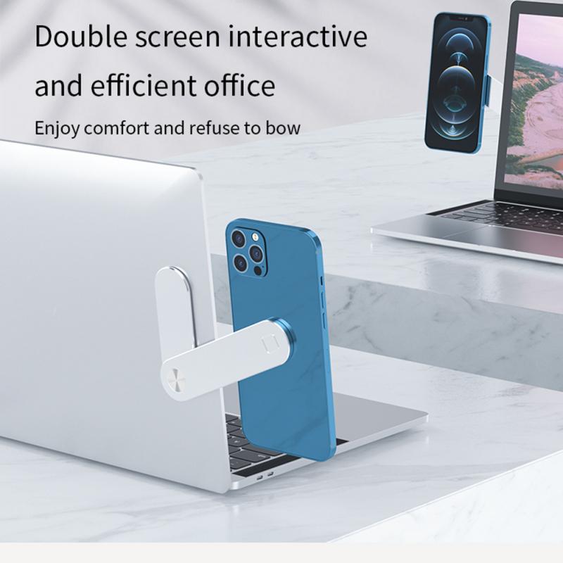 Multi-functional Smartphone Extension Bracket Metal Aluminum Alloy Laptop Pc Magnetic Mobile Phone