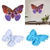 Stereo Butterflies Skull Epoxy Casting Mould for Wall Hanging Decor DIY Crafts