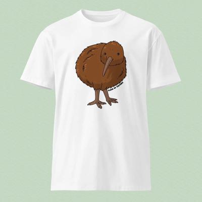 New Zealand Kiwi Bird T Shirt Adult Nature And Lovers Vintage Unisex Fashion Soft Designer Clothes Slightly Homme