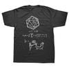 Novelty Dungeon Dragon Tshirt Pattern Street Wear Short Sleeve I Have A Plan D20 Dice Role Playing Game DnD Mens Tshirt