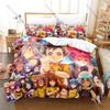 Inazuma Eleven GO Beddengoed Set Dekbedovertrek + 2 Kussenslopen Sport Voetbal Anime Raimon Teamgeest Beest Slaapkamer Decoratie