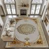 White European Marble Soft Living Room Carpet Home Decoration Light Luxury Fluffy Rug Easy Cleaning Non-slip Large Floor Mats