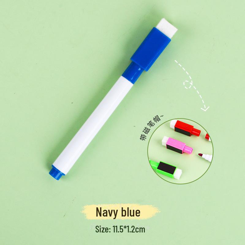 

Стираемая маркерная ручка на водной основе для белой доски: Красочные, магнитные, легко стираются, не оставляют следов, большая вместимость, экономичные.