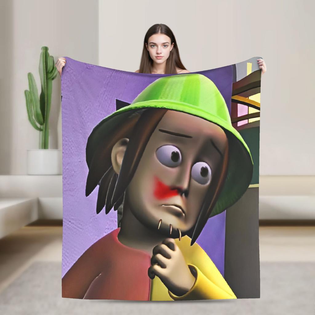 Mr.Stain on Junk Alley Blanket Super Soft Fleece Healing Gift Throw Blankets Bedspreads