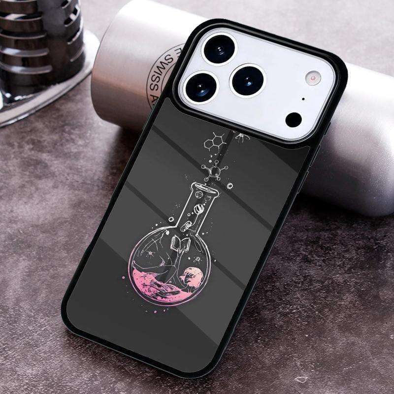 Science Chemistry Style Phone Case For iPhone 17,16e,15,14,13,12,11,Mini,Pro,MAX soft Silicone Cover