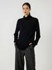 Early Autumn Cashmere & Mulberry Silk High-Neck Slim Fit Knitted Sweater for Women