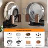 Punch-Free Wall-Mounted Kitchen Pot Lid Holder