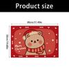 Christmas Bathroom Floor Mat NonSlip Low Maintenance Shower Door Mat for Bathroom Entryway Kitchen Floor Use