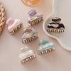 Tangli Korean Style Ink Color Claw Clip for Women - Fashionable Hair Accessory for Ponytails & Baths