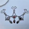 Dark Style Gothic Bag Pendant Exaggerated Halloween Charm Niche Personality Bat Keychain  Daily