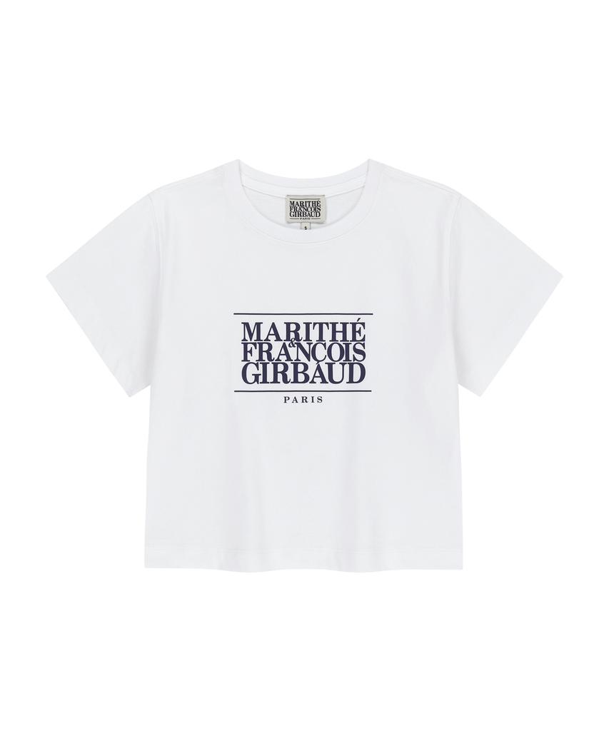 Malittepeulangsowajeobeo W Classic Logo Crop Tee White