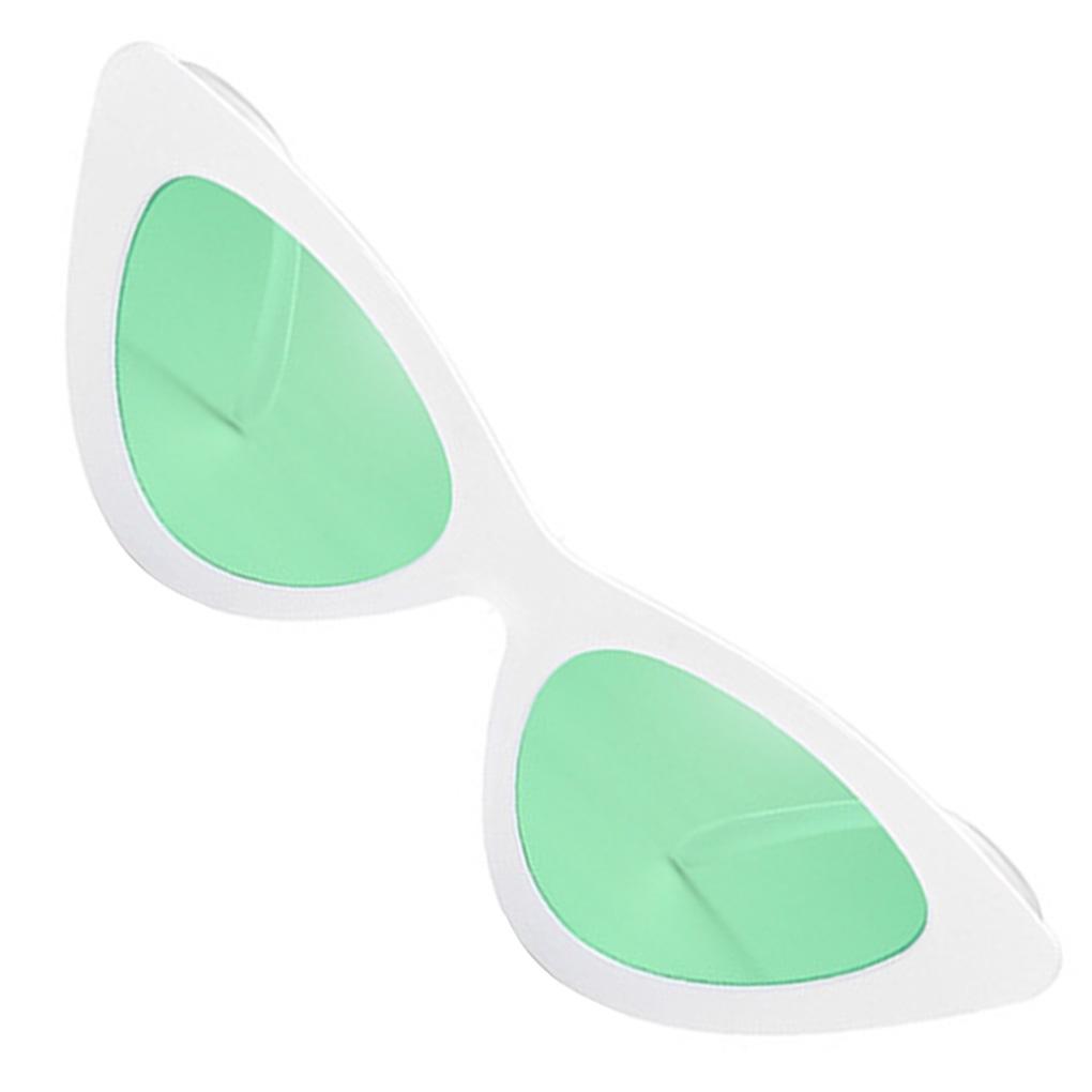 Women Narrow Fashion UV400 Multi Color Goggles Plastic Frame Eye Protection Glasses