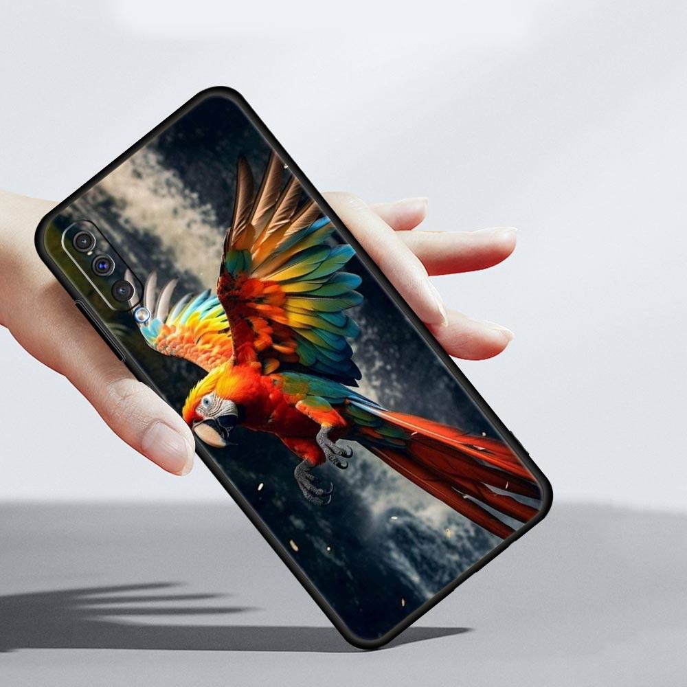 Parrot Bird Phone Case For Samsung Galaxy A56 A36 A26 A34 A17 A16 A06 A14 A12 A54 A72 A70 A30 A24 A22 A20e A52 A50 A40 A32 Cover