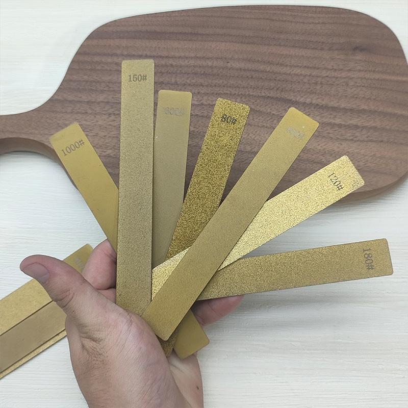 Godlen color Diamond Stone No Base Used Knife Sharpener Diamond Whetstone Grinding Stone Sharpening Stone Bars Kitchen Tool