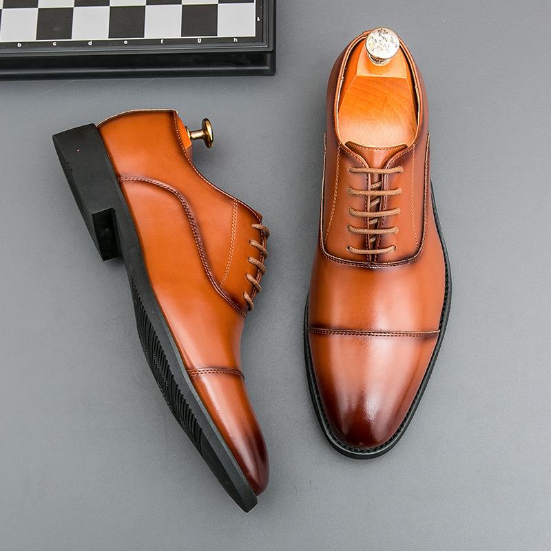 

Men s shoes 48 large size new leather shoes fashion men s business dress shoes trend British style wedding shoes 48