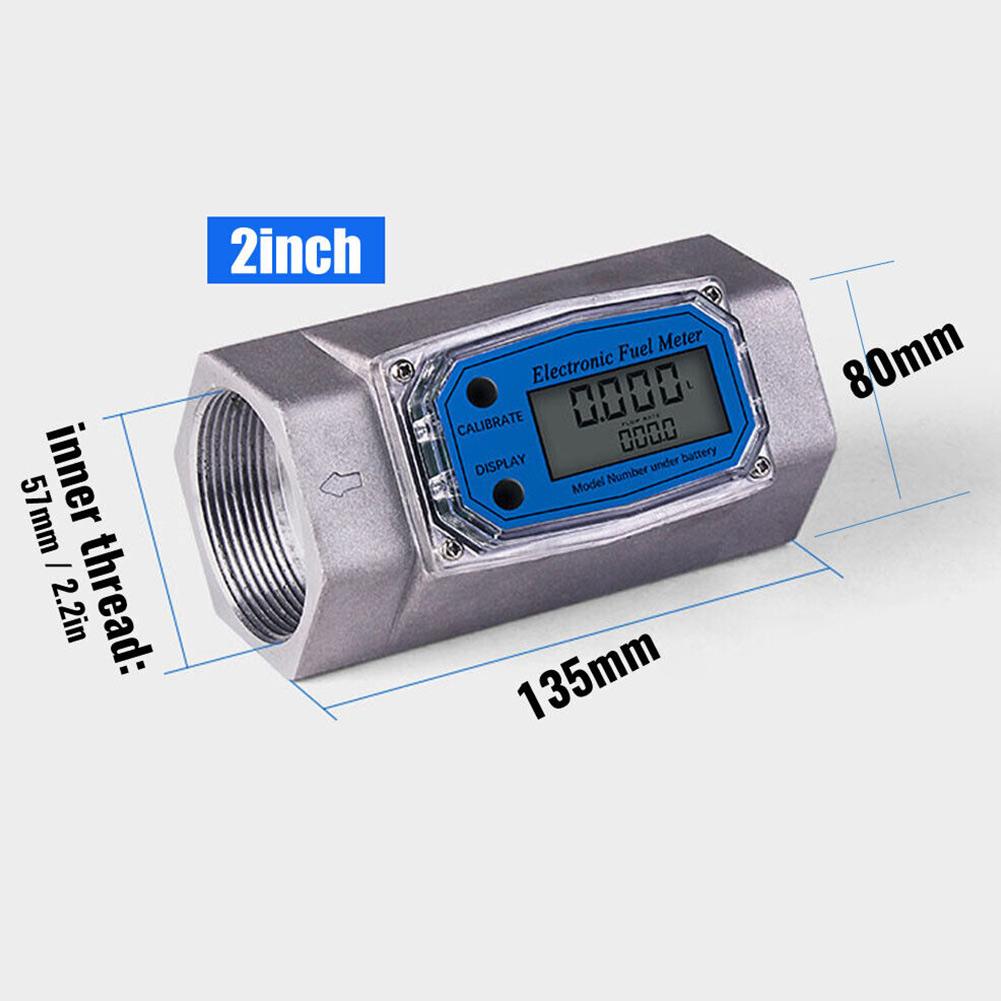 Diesel Flow Meter Turbine Flow Meter 1 NPT 1 NPT 1 NPT 2 NPT 2 NPT Stainless Steel Electrical Testing Equipment