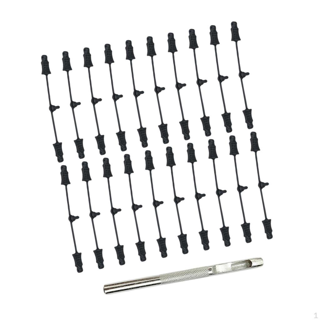 RC Car Body Clip Retainer Rubber Pull Tabs Replacement Parts