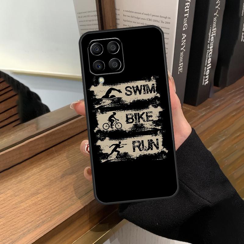 

Triathlon Tri Life Swim Bike Run Case For Samsung Galaxy M56 M16 M36 M33 M53 M13 M12 M32 M52 M20 M15 M55 M31 M14 M35 M34 M54 Samsung M34 5G