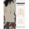 Za2025 Spring New Women's Clothing Round Neck Long Sleeves Outwear 5536031 High Waist Mini Skirt 5536033