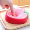 4pcs Fruit Shape Kitchen Cleaning Tool Thickened Dish Wash Sponge Soft Scouring Pad  Home