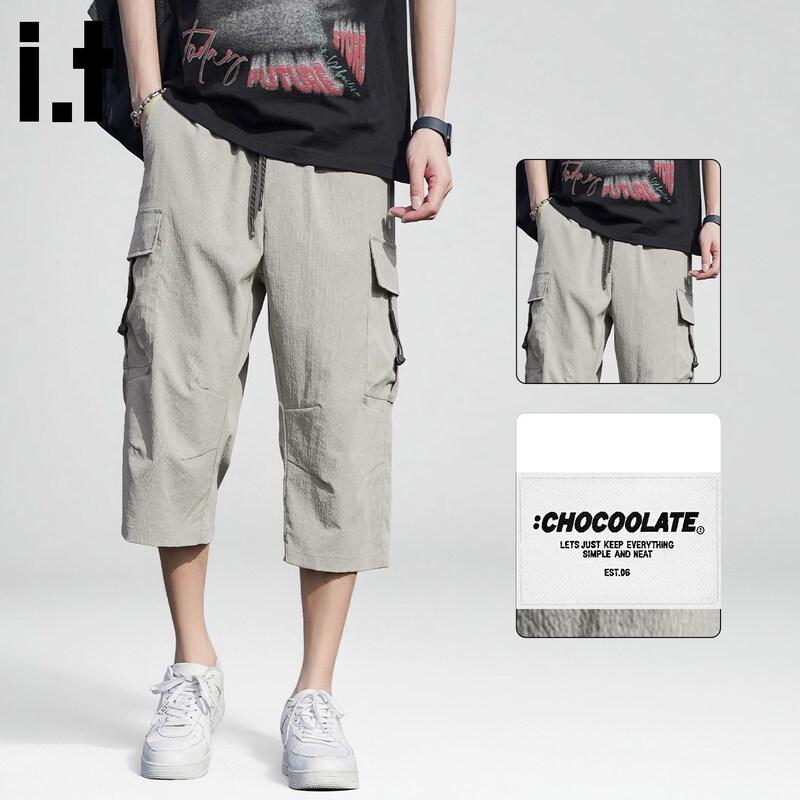 CHOCOOLATEit Men s Quick-Dry Cropped Cargo Pants 3XL
