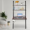 [Wall Mounted Computer Desk, 3-Tier Floating Desk with Wall Organizer, Space Saving Workstation for Home Office, Study Table