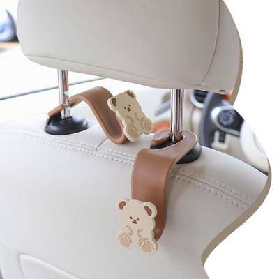2 pezzi Ganci per Auto Ganci Creativi a Forma di Orso Ganci Multifunzionali Accessori Interni per Auto