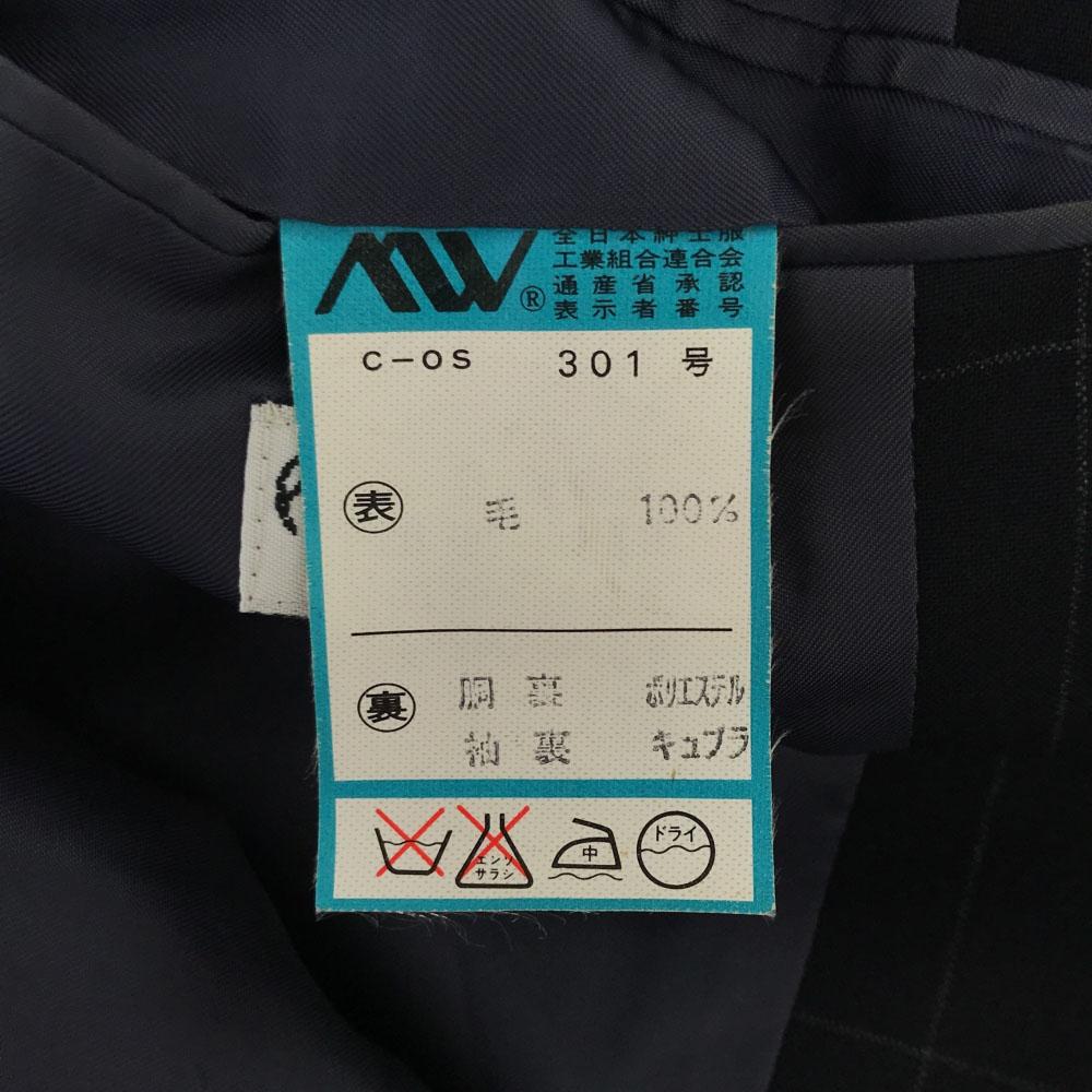 Paul Smith LONDON Grid pattern tailored jacket 90A4 black Men's Used