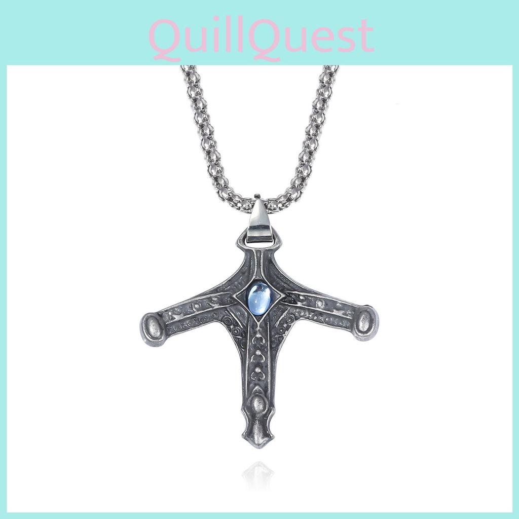 Colier cu pandantiv Insigna Vânătorului de Sânge pentru Bărbați și Femei