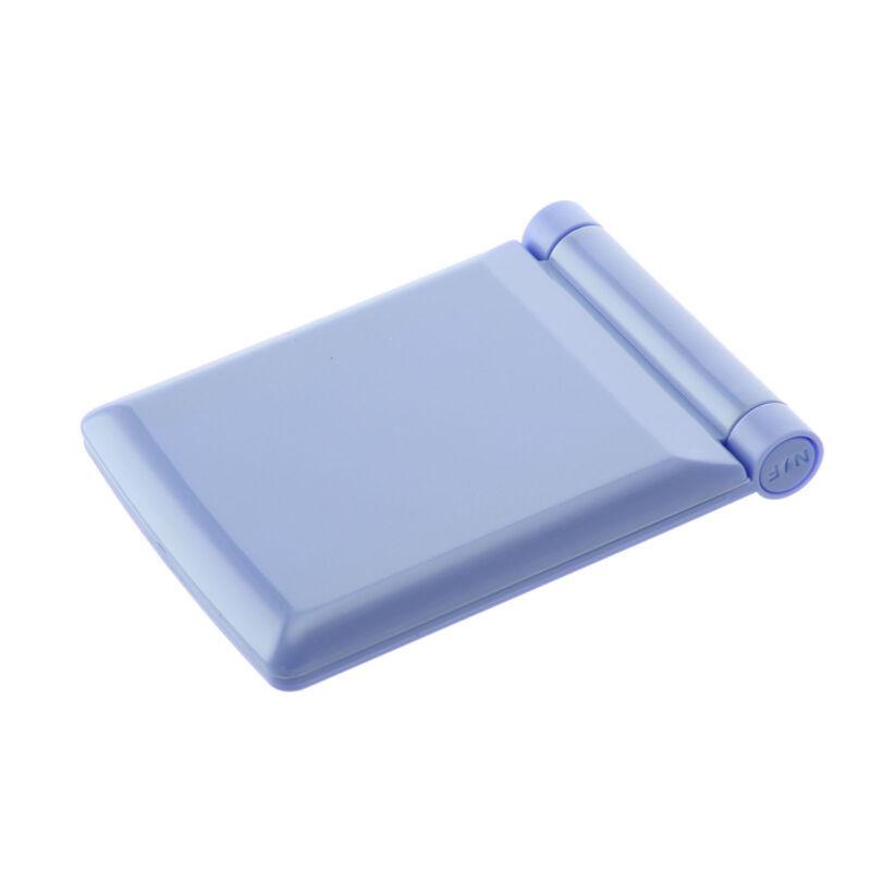 

Складное Косметическое Портативное Компактное Карманное Зеркало для Макияжа с 8 Светодиодными Лампами синий