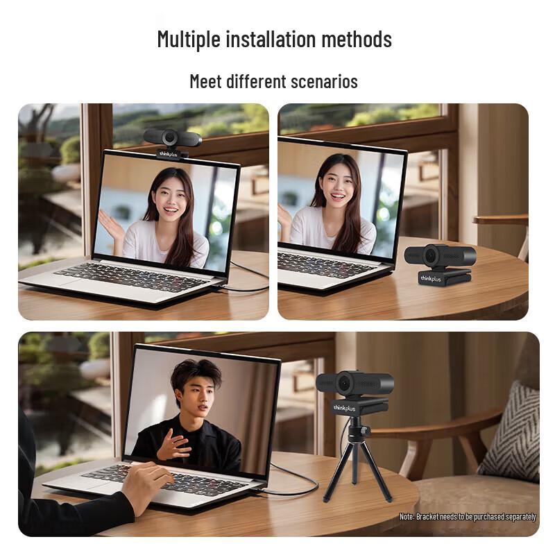 Lenovo Thinkplus 1080p USB Webcam with Microphone