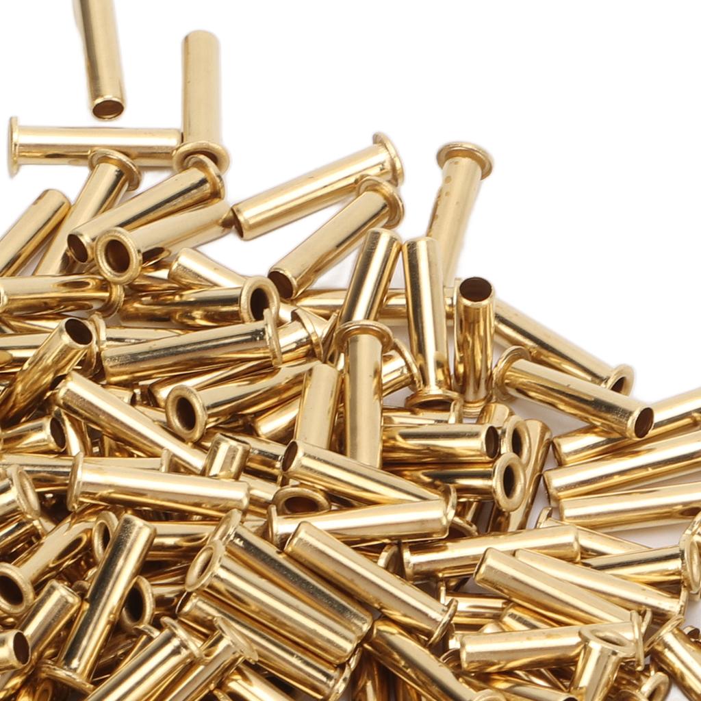 500Pcs Hollow Rivet Brass Decorative Through Hole Excellent Corrosion Resistance Copper   Eye Buckles